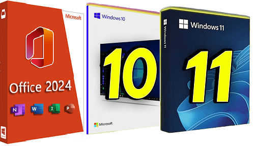Windows 10 & 11 AIO 32in1 With Office 2024 Pro Plus (x64